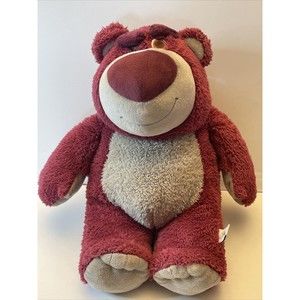 Lotso Huggin Bear Plush Disney Pixar Toy Story Strawberry Smell 15”